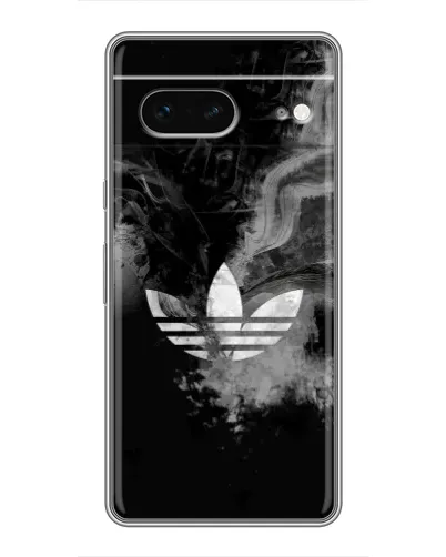Чехол для Google Pixel 7 с картинкой «Абстрактный дым Adidas»