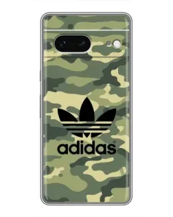Чехол для Google Pixel 7 с картинкой «Милитари стиль Adidas»