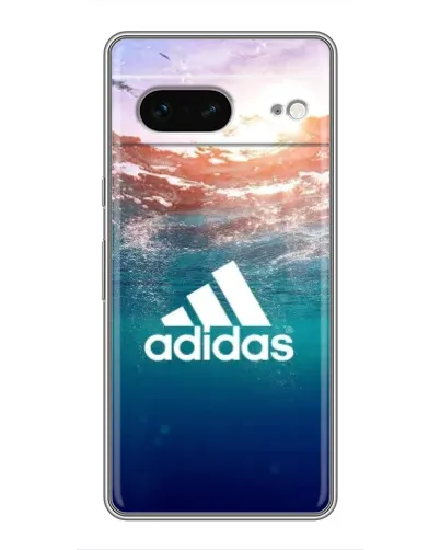 Чехол для Google Pixel 7 с картинкой «Океанская глубина адидас»