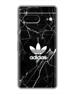 Чехол для Google Pixel 7 с картинкой «Белый мрамор Adidas»