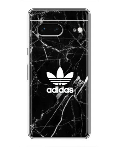 Чехол для Google Pixel 7 с картинкой «Белый мрамор Adidas»