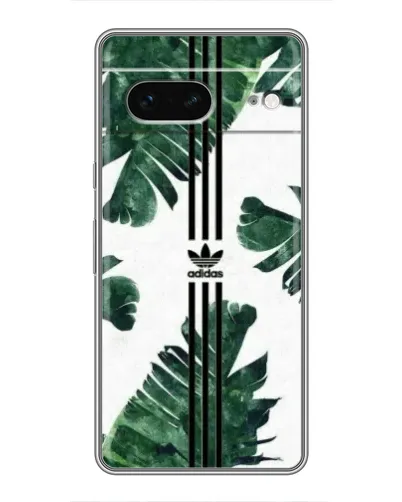 Чехол для Google Pixel 7 с картинкой «Пальмовые листья адидас»