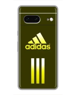 Чехол для Google Pixel 7 с картинкой «Оливковый градиент Adidas»
