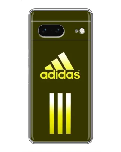 Чехол для Google Pixel 7 с картинкой «Оливковый градиент Adidas»