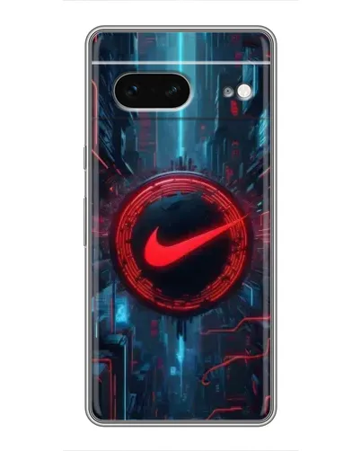 Чехол для Google Pixel 7 с картинкой «Техногенный стиль Nike»
