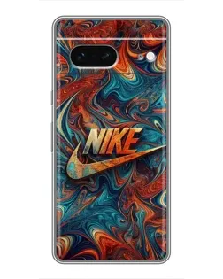 Чехол для Google Pixel 7 с картинкой «Nike в абстракции»