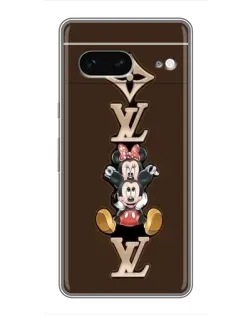 Чохол для Google Pixel 7 з картинкою «LV та Міккі Маус»