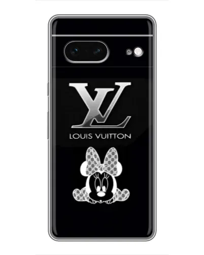Чехол для Google Pixel 7 с картинкой «LV и Минни Маус»