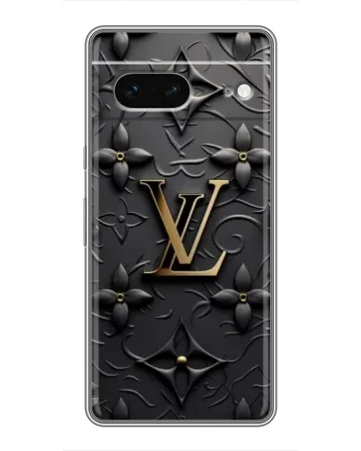 Чехол для Google Pixel 7 с картинкой «Кожаная текстура LV»