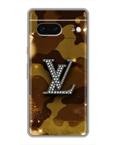 Чехол для Google Pixel 7 с картинкой «Камуфляжный Louis Vuitton»
