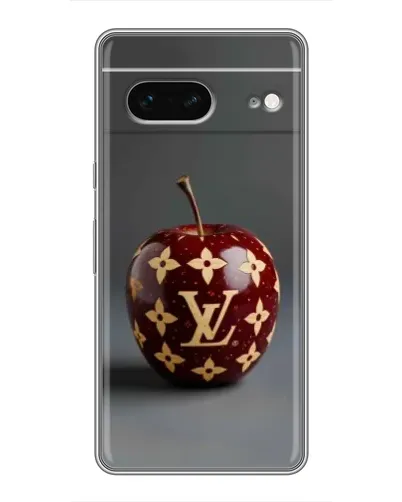 Чехол для Google Pixel 7 с картинкой «Красное яблоко LV»