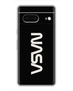 Чохол для Google Pixel 7 з картинкою «NASA — вертикальний логотип»