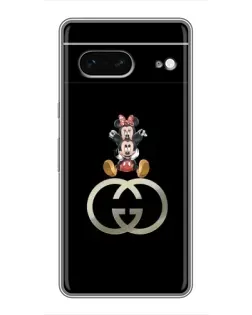 Чохол для Google Pixel 7 з картинкою «Мінні Маус на лого»