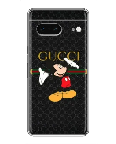 Чехол для Google Pixel 7 с картинкой «Микки Маус Gucci»