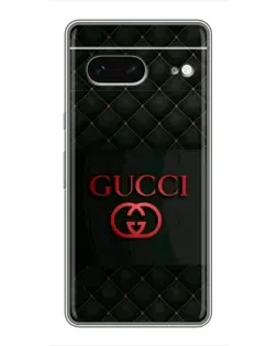 Чохол для Google Pixel 7 з картинкою «Gucci — стьобаний чорний»
