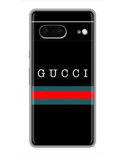 Чехол для Google Pixel 7 с картинкой «Gucci — красный пояс»