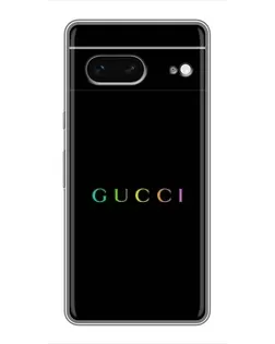 Чохол для Google Pixel 7 з картинкою «Gucci — неоновий мінімалізм»