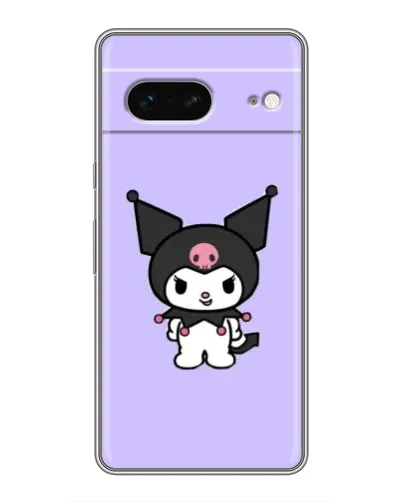 Чехол для Google Pixel 7 с картинкой «Kuromi — нежный фиолетовый»