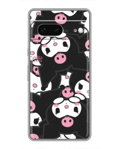 Чехол для Google Pixel 7 с картинкой «Паттерн голов Куроми»