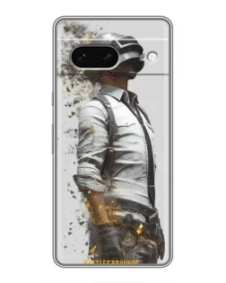 Чохол для Google Pixel 7 з картинкою «PUBG — боєць у пилу»