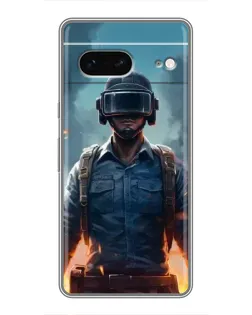 Чохол для Google Pixel 7 з картинкою «PUBG — реалістичний герой»