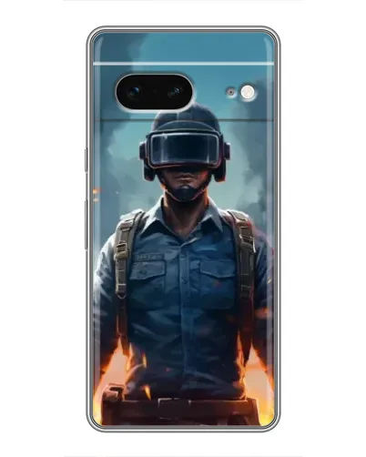 Чохол для Google Pixel 7 з картинкою «PUBG — реалістичний герой»