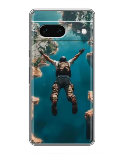Чохол для Google Pixel 7 з картинкою «PUBG — вільне падіння»