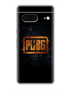 Чохол для Google Pixel 7 з картинкою «PUBG — золотий логотип»