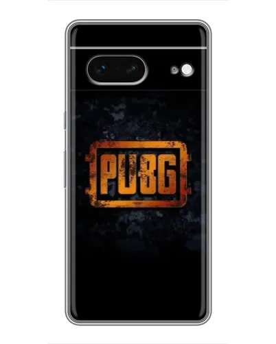 Чохол для Google Pixel 7 з картинкою «PUBG — золотий логотип»