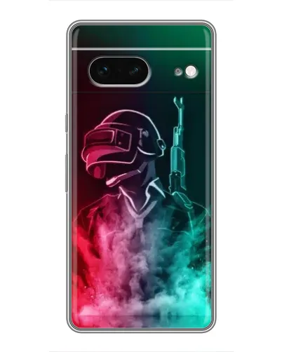 Чохол для Google Pixel 7 з картинкою «PUBG — вогняний воїн»