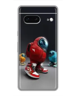 Чохол для Google Pixel 7 з картинкою «Among Us — 3D стиль»