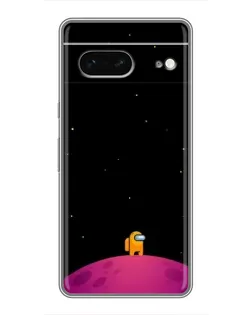 Чохол для Google Pixel 7 з картинкою «Самотній герой на планеті»