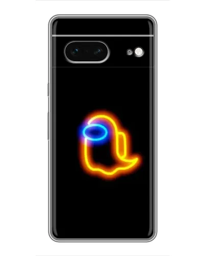 Чохол для Google Pixel 7 з картинкою «Among Us неонове сяйво»