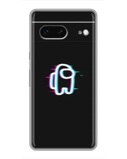 Чохол для Google Pixel 7 з картинкою «Among Us неон»