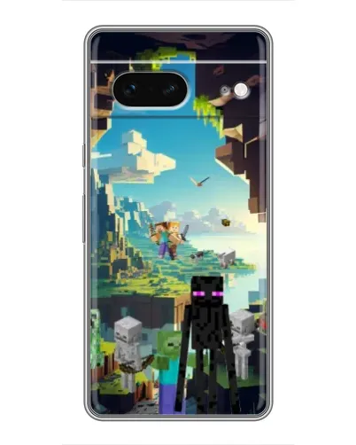 Чохол для Google Pixel 7 з картинкою «Ендермен у лісі»