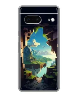 Чохол для Google Pixel 7 з картинкою «Вид з печери»