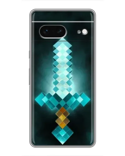Чохол для Google Pixel 7 з картинкою «Алмазний меч неон»