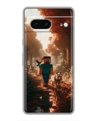 Чохол для Google Pixel 7 з картинкою «Стів у лісі»