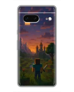 Чохол для Google Pixel 7 з картинкою «Стів біля вежі»