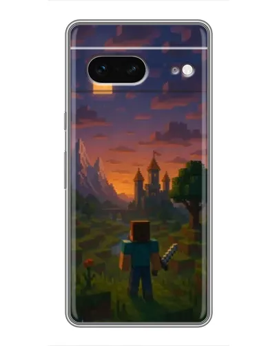 Чохол для Google Pixel 7 з картинкою «Стів біля вежі»
