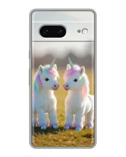 Чохол для Google Pixel 7 з картинкою «Пара єдинорогів»