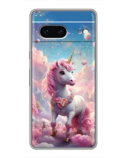 Чохол для Google Pixel 7 з картинкою «Єдиноріг серед хмар»