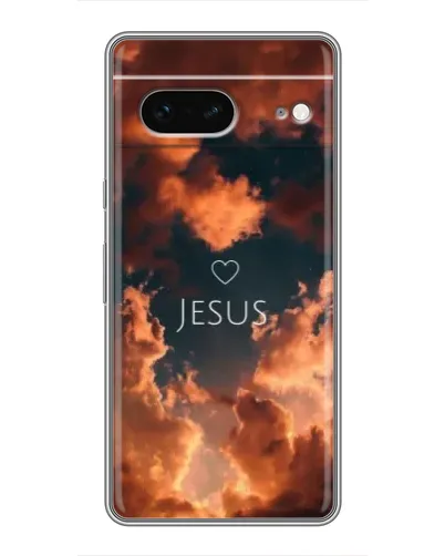 Чехол для Google Pixel 7 с картинкой «Сияние Имени Jesus»