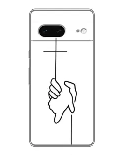 Чехол для Google Pixel 7 с картинкой «Рука держит»