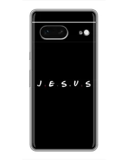 Чехол для Google Pixel 7 с картинкой «Точки веры J.E.S.U.S.»