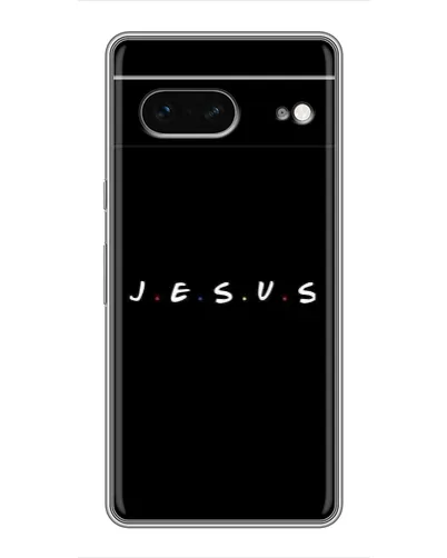 Чехол для Google Pixel 7 с картинкой «Точки веры J.E.S.U.S.»