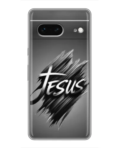 Чехол для Google Pixel 7 с картинкой «Надпись Jesus Graffiti»