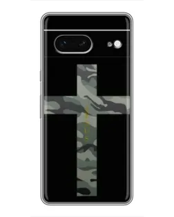 Чехол для Google Pixel 7 с картинкой «Милитари Крест»