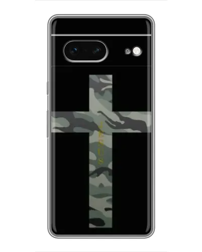 Чехол для Google Pixel 7 с картинкой «Милитари Крест»