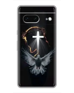 Чехол для Google Pixel 7 с картинкой «Голубь и Свет»